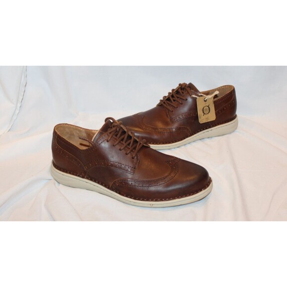 Born Mens Size 8 Tobias Brown Full Grain Leather Oxford Casual Lace up Shoes main image 6